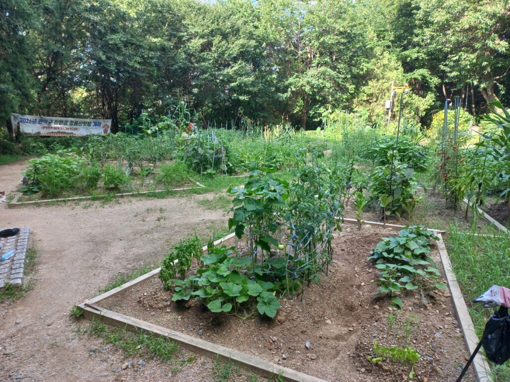 관악구 청룡산 주민텃밭공원 전경
